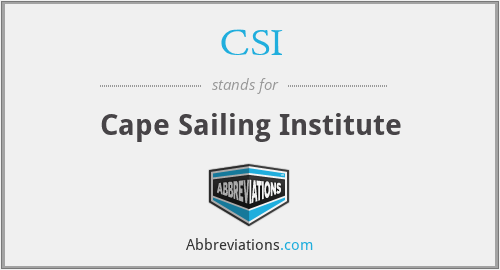 CSI - Cape Sailing Institute