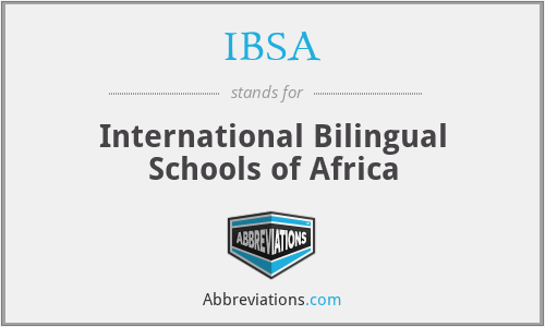 IBSA - International Bilingual Schools of Africa