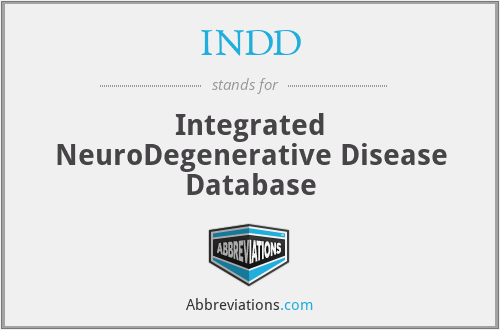 INDD - Integrated NeuroDegenerative Disease Database