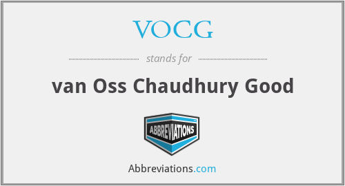 VOCG - van Oss Chaudhury Good