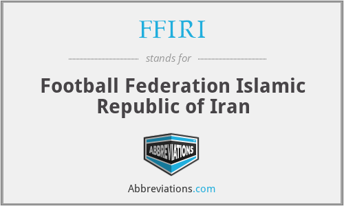 FFIRI - Football Federation Islamic Republic of Iran