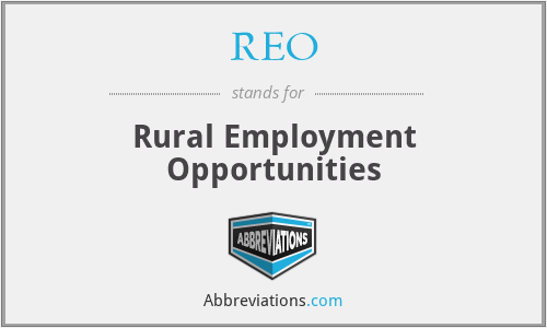 REO - Rural Employment Opportunities