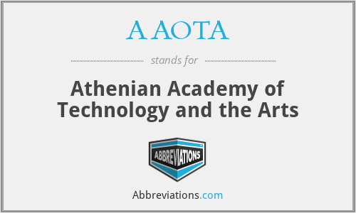 AAOTA - Athenian Academy of Technology and the Arts