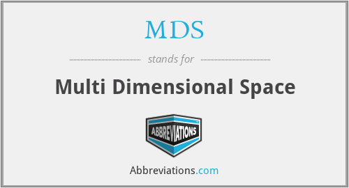 MDS - Multi Dimensional Space