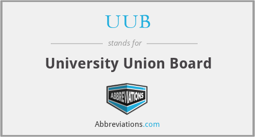 UUB - University Union Board