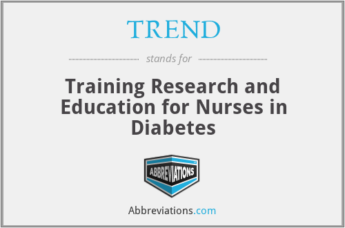 TREND - Training Research and Education for Nurses in Diabetes