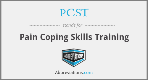 PCST - Pain Coping Skills Training