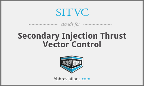 SITVC - Secondary Injection Thrust Vector Control