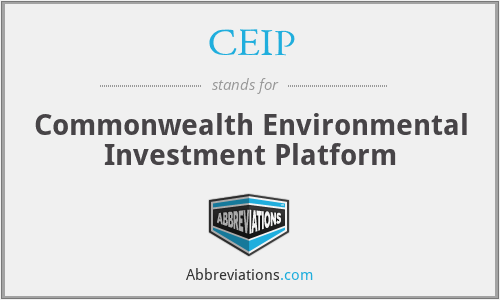 CEIP - Commonwealth Environmental Investment Platform