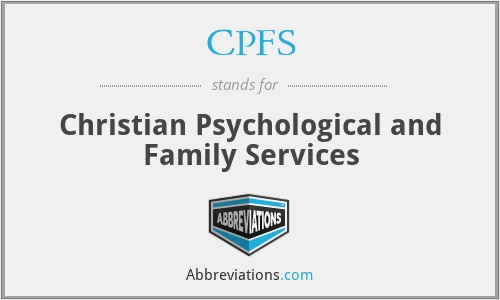 CPFS - Christian Psychological and Family Services