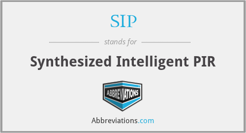 SIP - Synthesized Intelligent PIR