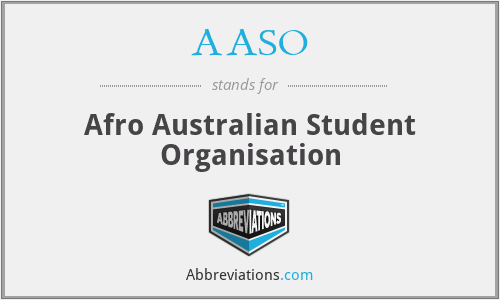 AASO - Afro Australian Student Organisation