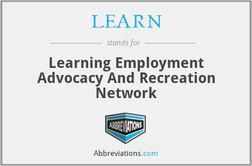 LEARN - Learning Employment Advocacy And Recreation Network