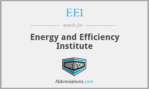 EEI - Energy and Efficiency Institute