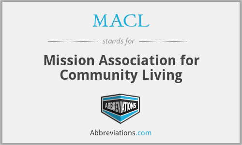 MACL - Mission Association for Community Living