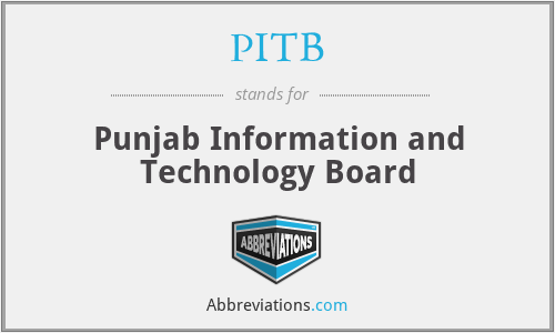PITB - Punjab Information and Technology Board