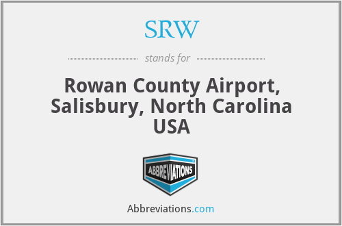 SRW - Rowan County Airport, Salisbury, North Carolina USA
