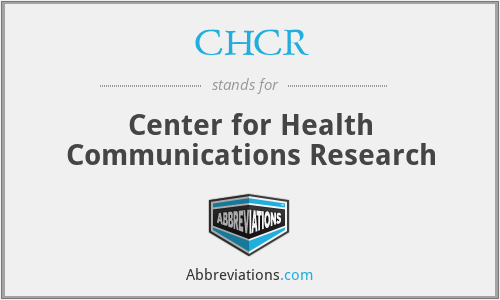 CHCR - Center for Health Communications Research