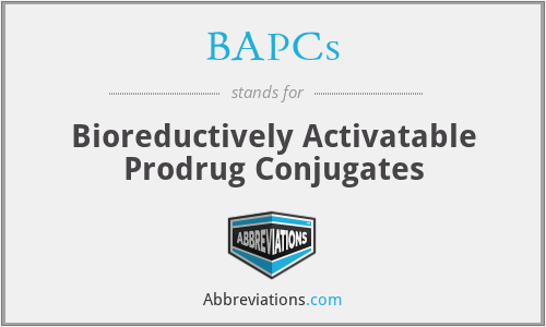 BAPCs - Bioreductively Activatable Prodrug Conjugates