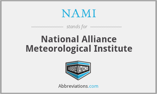 NAMI - National Alliance Meteorological Institute