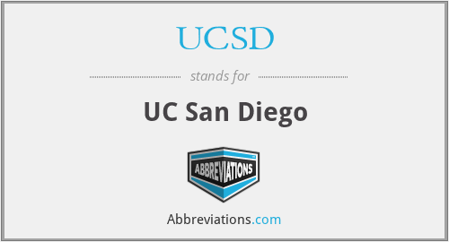 UCSD - UC San Diego