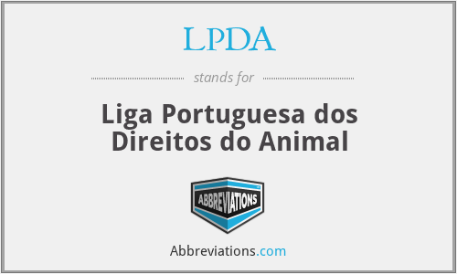 LPDA - Liga Portuguesa dos Direitos do Animal