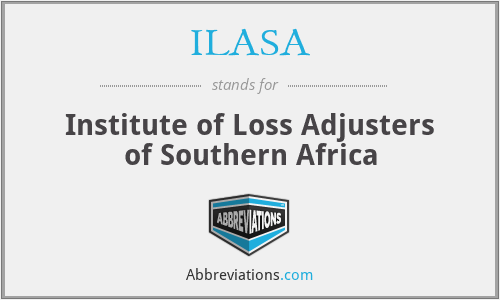 ILASA - Institute of Loss Adjusters of Southern Africa