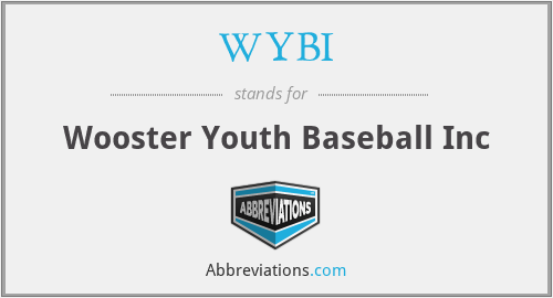 WYBI - Wooster Youth Baseball Inc