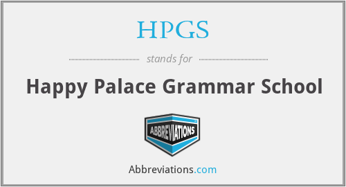 HPGS - Happy Palace Grammar School