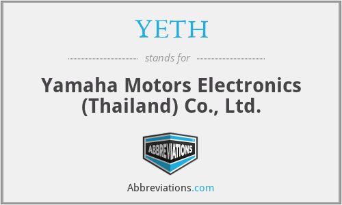 YETH - Yamaha Motors Electronics (Thailand) Co., Ltd.