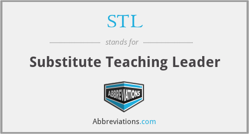 STL - Substitute Teaching Leader
