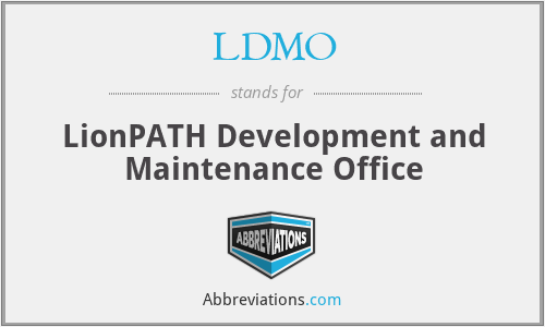 LDMO - LionPATH Development and Maintenance Office