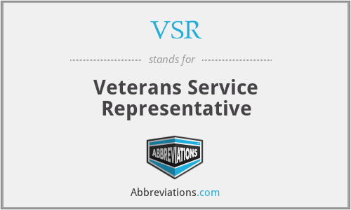 VSR - Veterans Service Representative