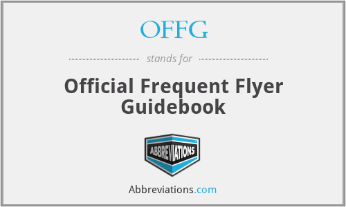 OFFG - Official Frequent Flyer Guidebook