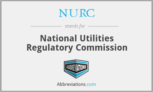 NURC - National Utilities Regulatory Commission