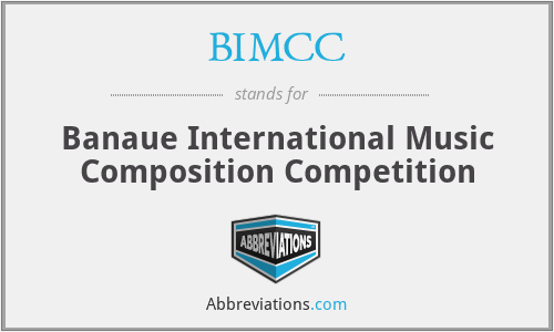 BIMCC - Banaue International Music Composition Competition