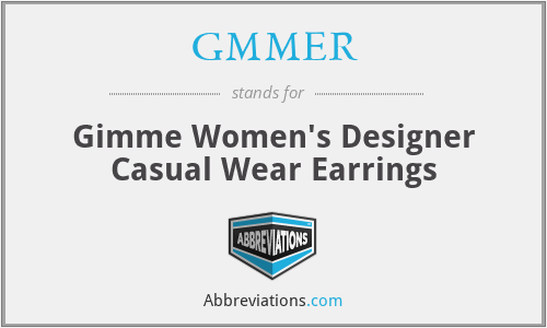 GMMER - Gimme Women's Designer Casual Wear Earrings