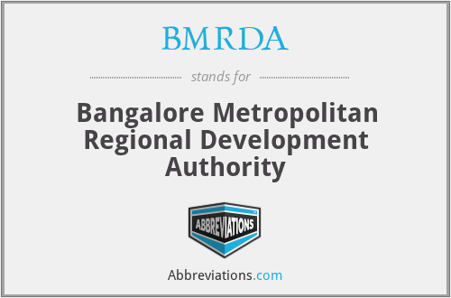 BMRDA - Bangalore Metropolitan Regional Development Authority