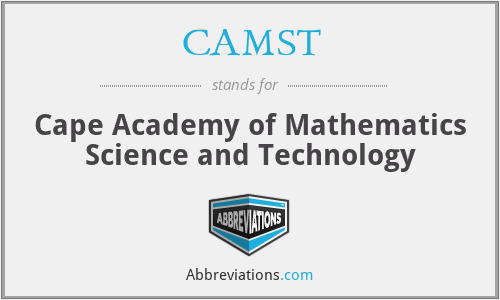 CAMST - Cape Academy of Mathematics Science and Technology