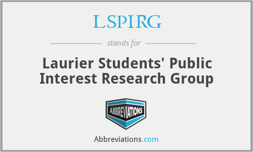 LSPIRG - Laurier Students' Public Interest Research Group