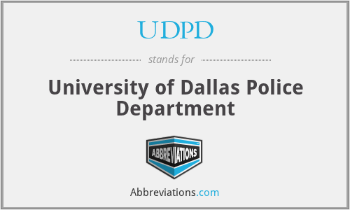 UDPD - University of Dallas Police Department