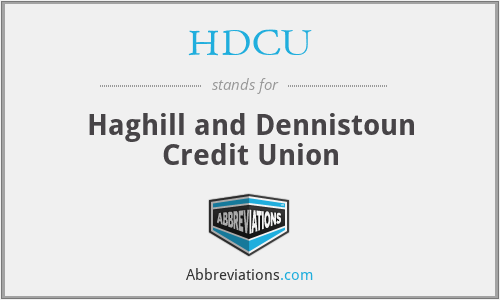 HDCU - Haghill and Dennistoun Credit Union