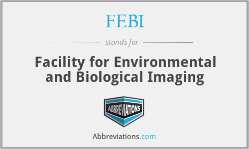 FEBI - Facility for Environmental and Biological Imaging