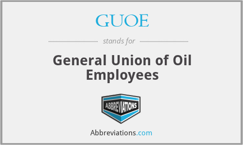 GUOE - General Union of Oil Employees