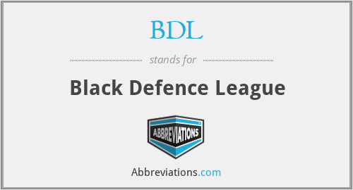 BDL - Black Defence League