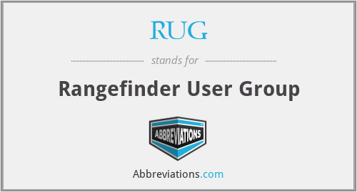 RUG - Rangefinder User Group