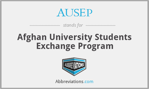 AUSEP - Afghan University Students Exchange Program