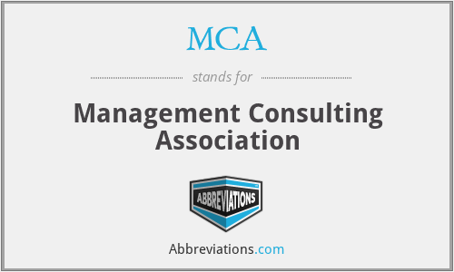 MCA - Management Consulting Association
