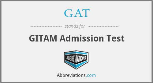GAT - GITAM Admission Test