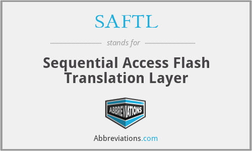 SAFTL - Sequential Access Flash Translation Layer